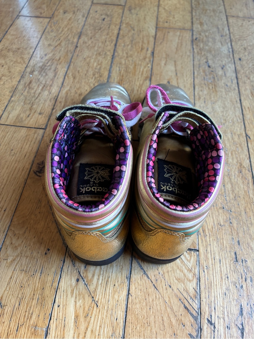 Gold Reebok Freestyle Hi - RARE - Picture 3 of 5